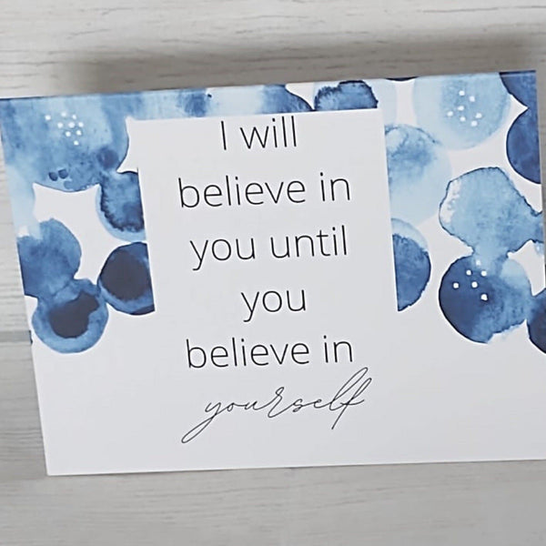Believe in Yourself Dog Tag - Forever Stitches