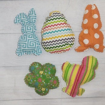 Shabby Bunnies Tiered Tray Set - Forever Stitches